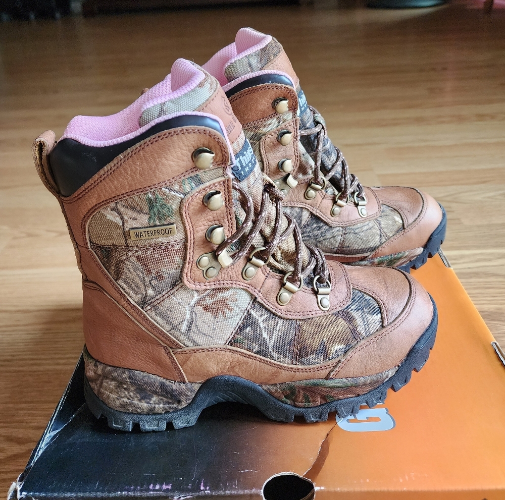 Women's Waterproof All Terrain Camouflage Hiking Boots